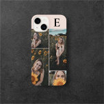 Foto Elegante Monograma Cor-de-rosa<br><div class="desc">Apresentando nossa capas de iphone personalizada, uma combinação perfeita de estilo e sentimento. Este gabinete apresenta uma colagem de 4 fotos, com 2 fotos verticais e 2 horizontais, permitindo que você exiba suas memórias favoritas. No topo, personalize-o com o seu monograma, adicionando um toque único e elegante. Projetada para aqueles...</div>