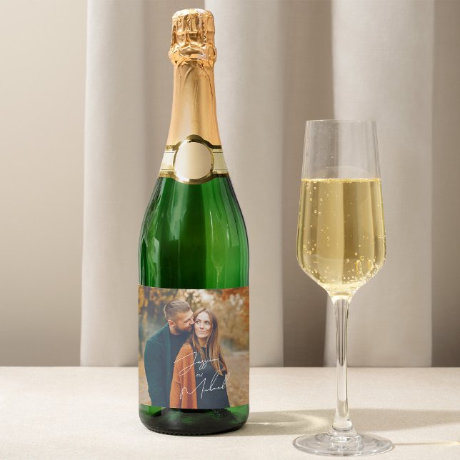 Foto Elegante Script Boho Wedding (Criador carregado)