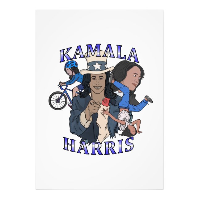Foto Eleição de Estilo de Rap Bootleg Kamala Harris (Frente)