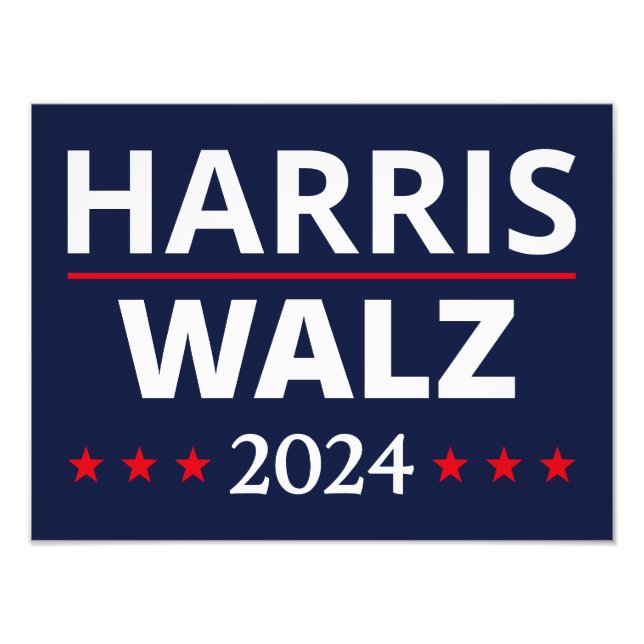 Foto Eleição de Harris Walz 2024 III (Frente)