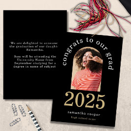 Foto em Arco Moderno 2025 Anúncio em Preto de Form