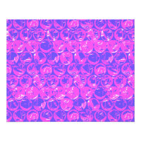 Embalagem com bolhas de pop roxa