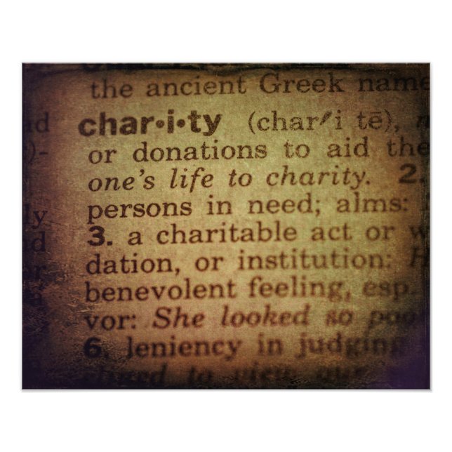 Foto Encontrar Significado - Caridade (Frente)