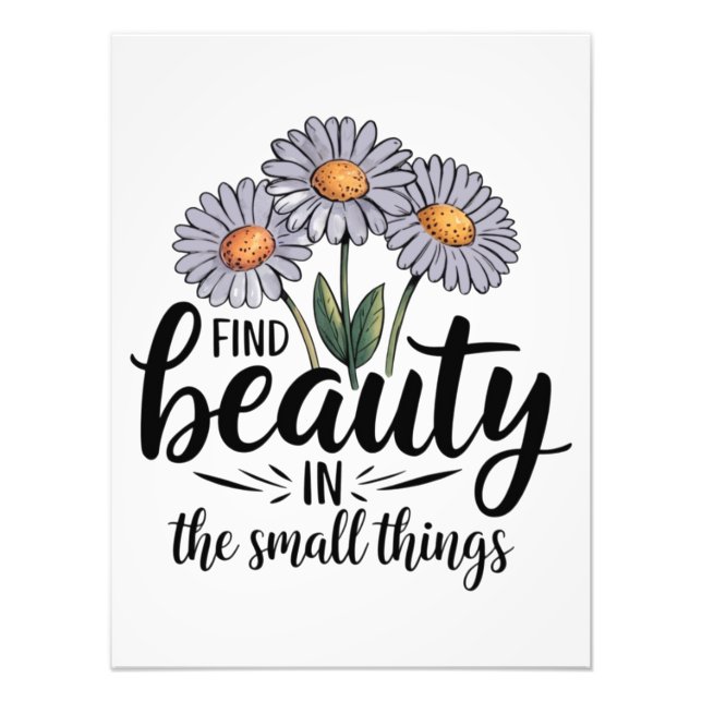 Foto Encontre beleza nas pequenas coisas (Frente)