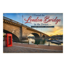 Encontrei a London Bridge no Lago Havasu, Az.