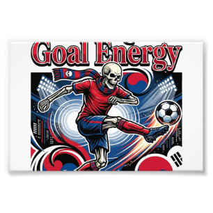 Foto Energia de Gol da Coreia do Sul Esqueleto Atacante