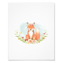 Enfermeira de Raposa-Bonita Aursery Woodland Decor