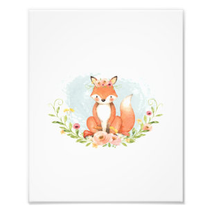 Foto Enfermeira de Raposa-Bonita Aursery Woodland Decor