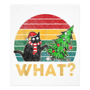 Foto Engraçada Camisa De Natal Doida Cat San