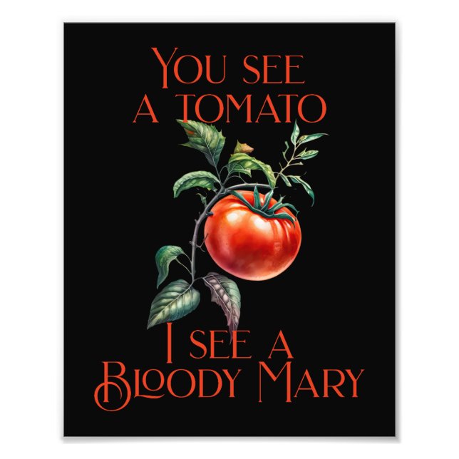 Foto Engraçado eu ver a Bloody Mary (Frente)