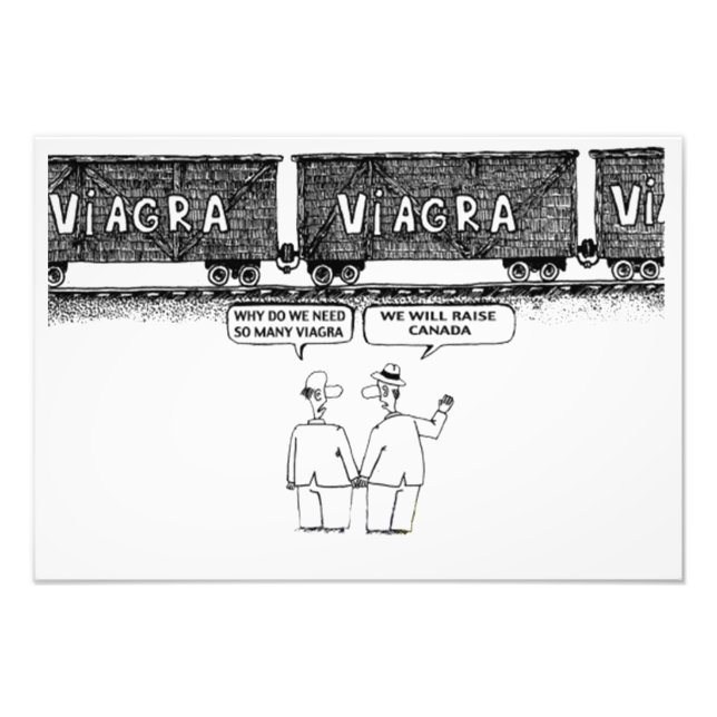 Foto Engraçado "VIAGRA" Satin Photo Paper Alargamento (Frente)