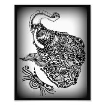 engrandecimento de fotográfico ZenZia elefante