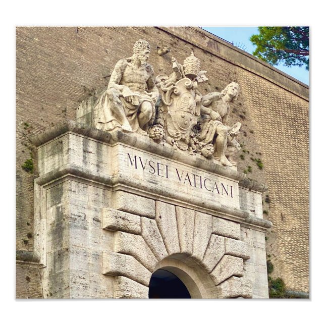 Foto Entrada do Museu do Vaticano - Roma, Itália (Frente)