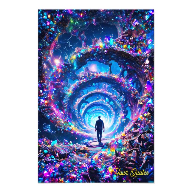 Foto Entrando no Túnel de Gema Mística do Infinito (Frente)
