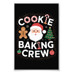 Foto Equipe de Preparação de Biscoitos de Natal Família