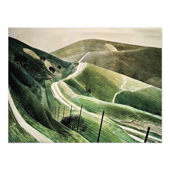 Foto Eric Ravilious - Caminhos de Giz, (Frente)