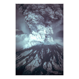 Foto Erupção do Santo Helens Stratovolcano 1980