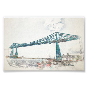 Foto Esboço Artístico da Ponte Transportadora de Middle