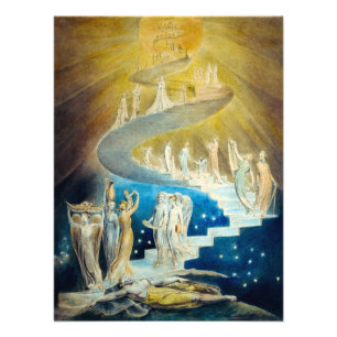 Foto Escada de Jacob por William Blake