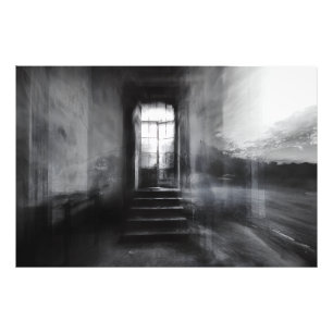 Foto Escadaria Abandonada Portal Fantasmagórico Desfoqu