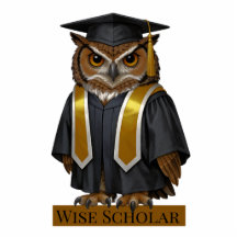 Estátua Personalizada de Coruja para Formatura