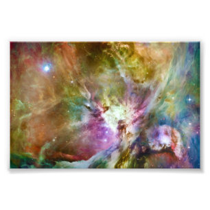 Foto Espacial Decorativa da Nebula do Orion Galaxy