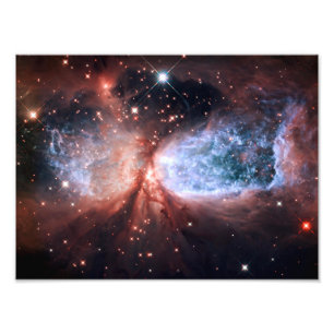 Foto Espaço das estrelas da nebulosa 2-106 indefinidas