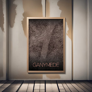 Foto Espaço Exterior, Cosmos, Sistema Solar, Ganmede Lu