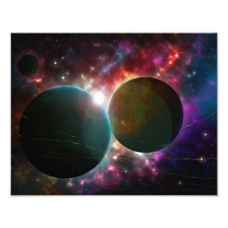 Foto Espaço / Galáxia Conceito Impressão / Poster