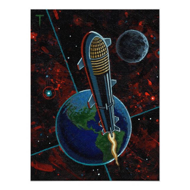 Foto Espaço X Starship (Frente)