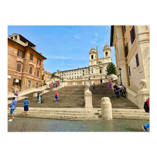 Foto Espanhóis dão passos em Roma, Itália (Frente)