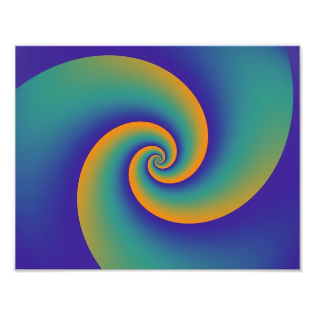 Foto Espirais em Segundo Plano abstrato soft V (Frente)