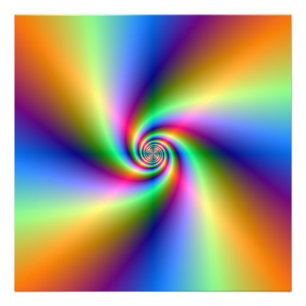 Foto Espiral psicadélico de quatro ventos