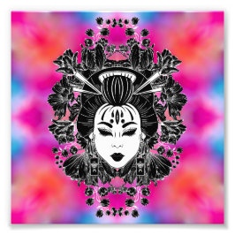 FOTO ESPÍRITO MÍSTICO CELESTICAL JAPONÊS GEISHA