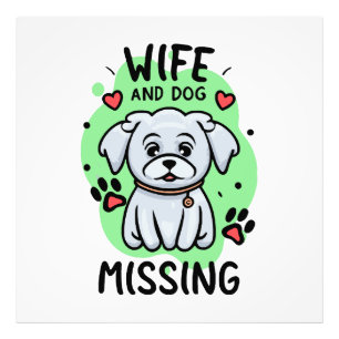 Foto Esposa e Cachorro Desaparecidos