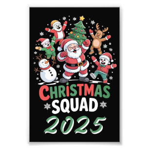 Foto Esquadrão de Natal Personalizado 2025 Família Papa
