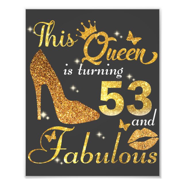 Foto Esta rainha está fazendo 53 e Fabuloso (Frente)