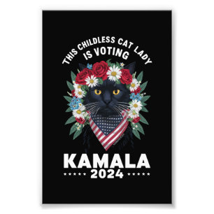 Foto Esta Senhora Gata Sem Filhos Está Votando Kamala