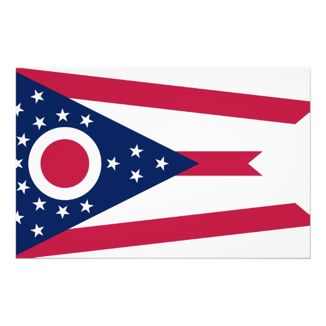 Foto Estado do Ohio Flag USA (Frente)