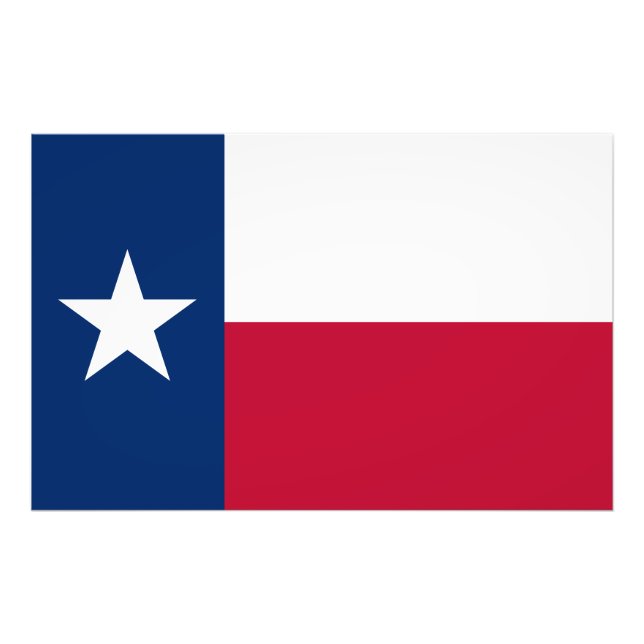 Foto Estado do Texas Flag EUA (Frente)