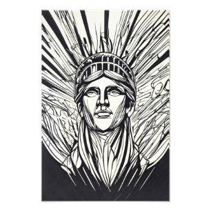 Foto Estátua Abstrato moderna da Liberdade