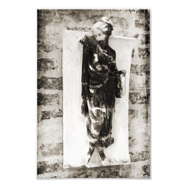 Foto Estátua de Berlim | Preto + Branco (Frente)