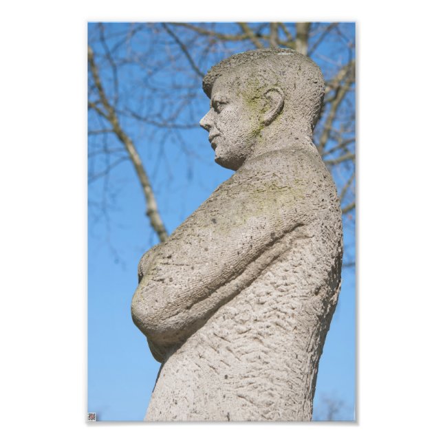 Foto Estátua de John F. Kennedy em Bona (Frente)