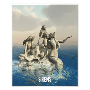 Foto Estátua de Sereia. Personalizável