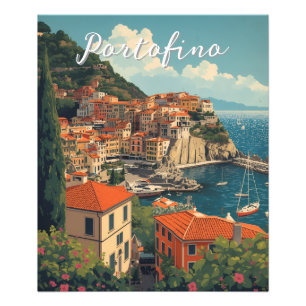 Foto Estilo Vintage Portofino Genova Itália