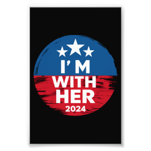 Foto Estou com seu voto em Kamala pelo presidente Kamal