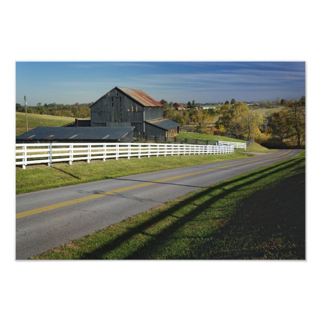 Foto Estrada rural através da região Bluegrass de 2 (Frente)