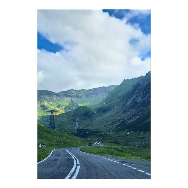 Foto Estrada Transfagarasan – Impressão da Montanha dos (Frente)