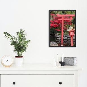 Foto Estruturas de Jardim Japonês e Folhas de Outono