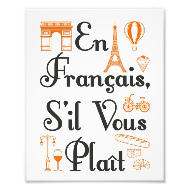 Foto Estudante Francês De Professores Francais, S'il Vo (Frente)